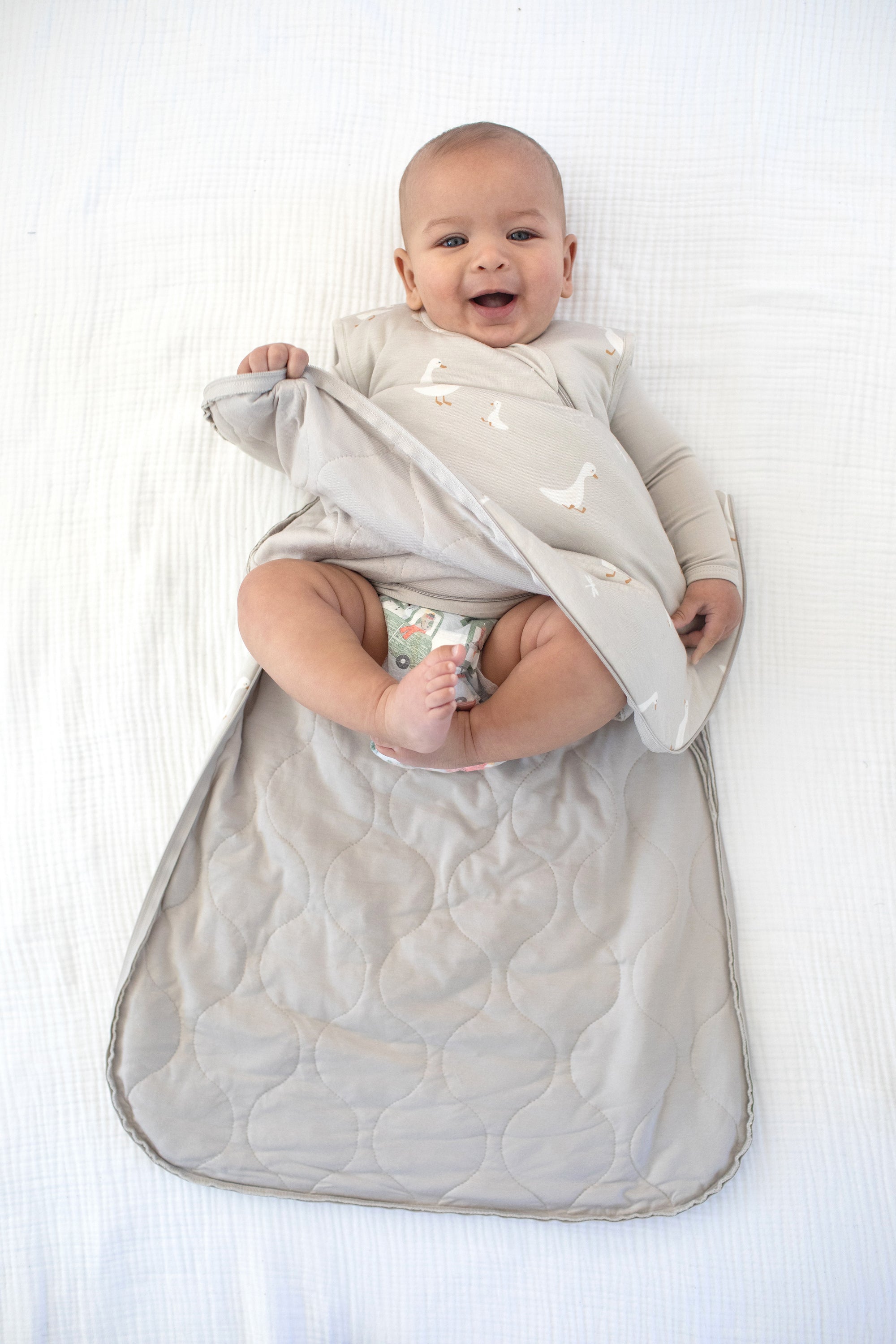 günamüna Sleep Sack Duvet Bamboo Goose 2.6 TOG (Min. of 2, multiples of 2)