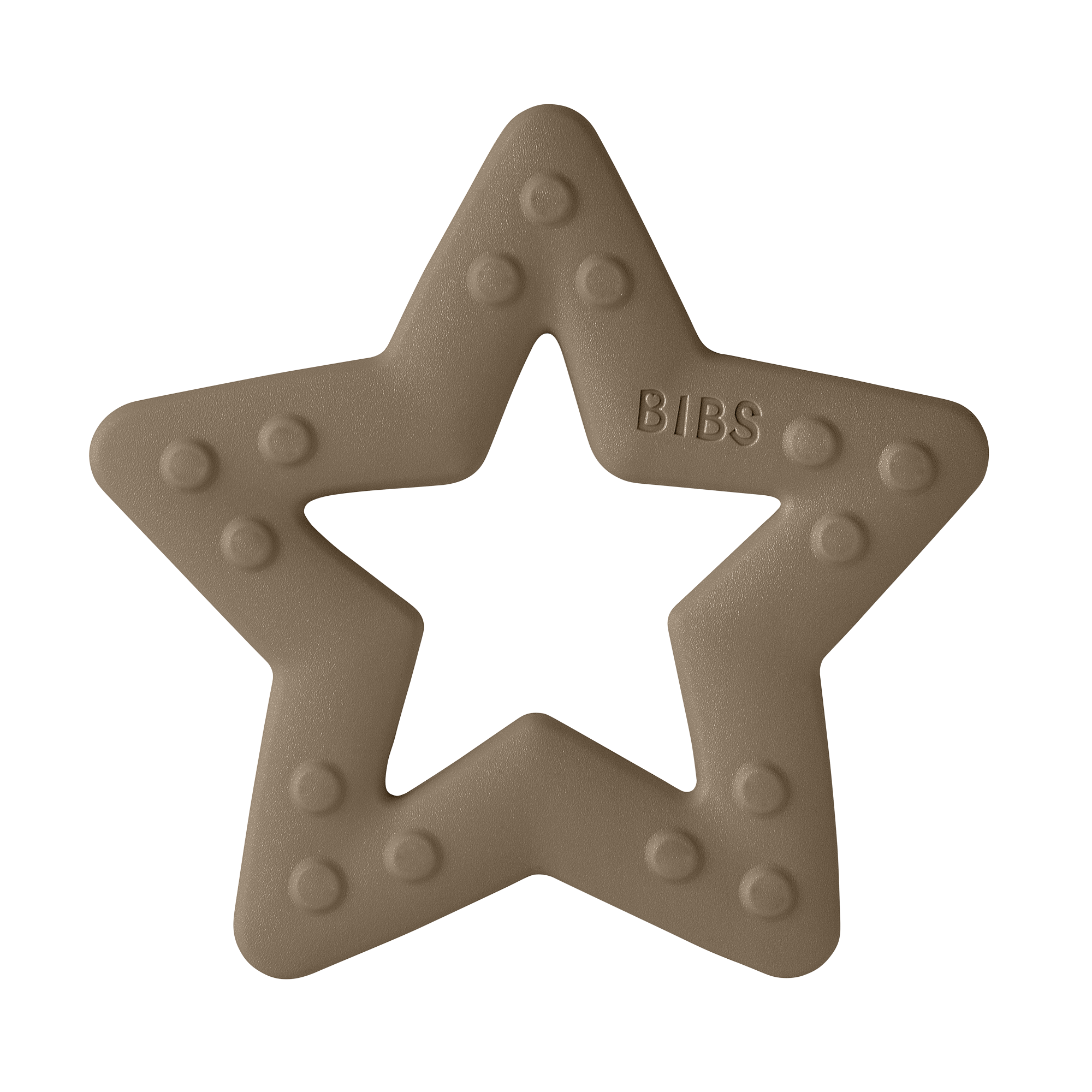 BIBS Baby Bitie Star Dark oak ONE SIZE (Min. of 2 PK , multiples of 2 PK)