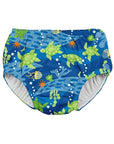 Snap Reusable Absorbent Swimsuit Diaper Royal Blue Turtle Journey (Min. of 2, multiples of 2)