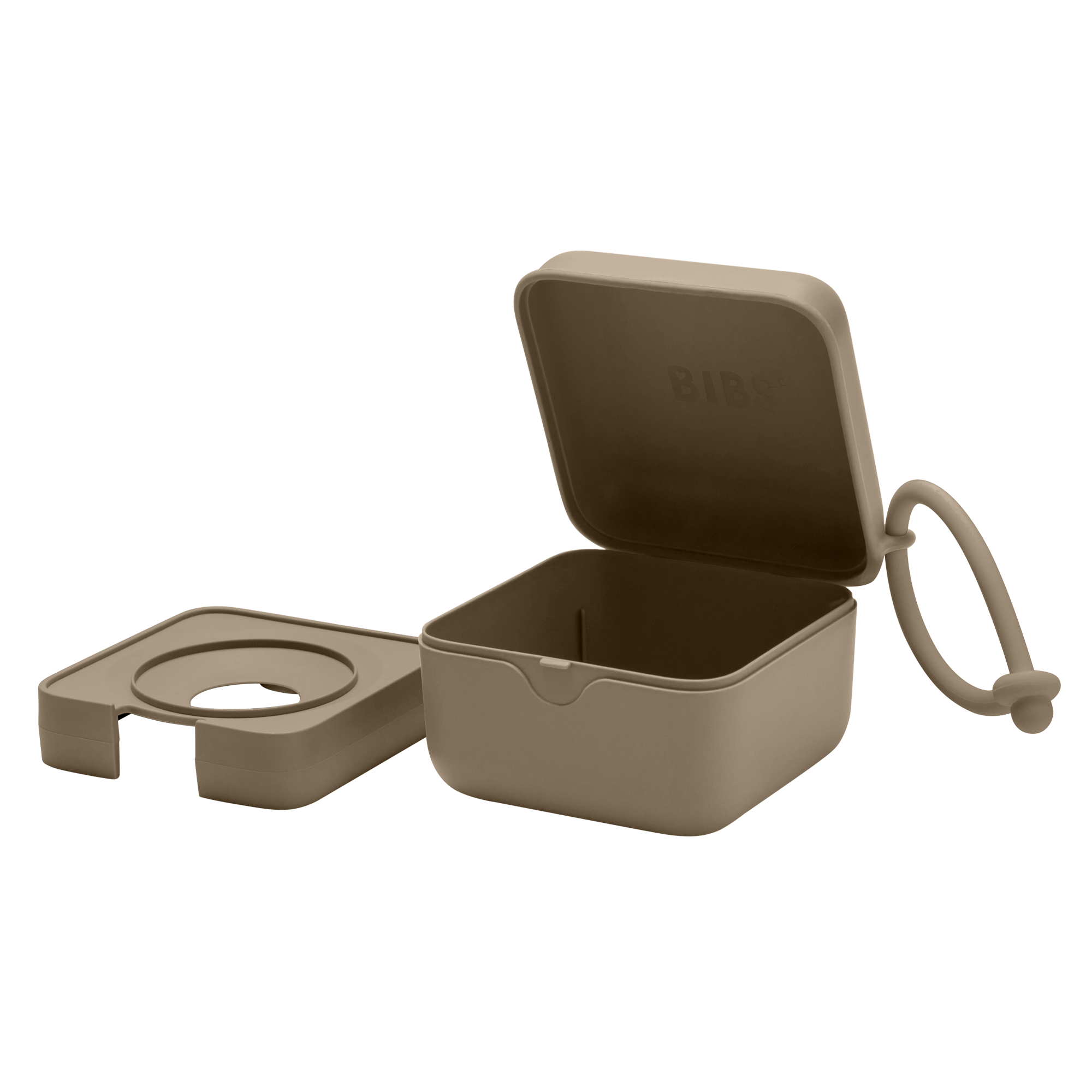 BIBS Pacifier Box Dark Oak (Min. of 2 PK, multiples of 2 PK)