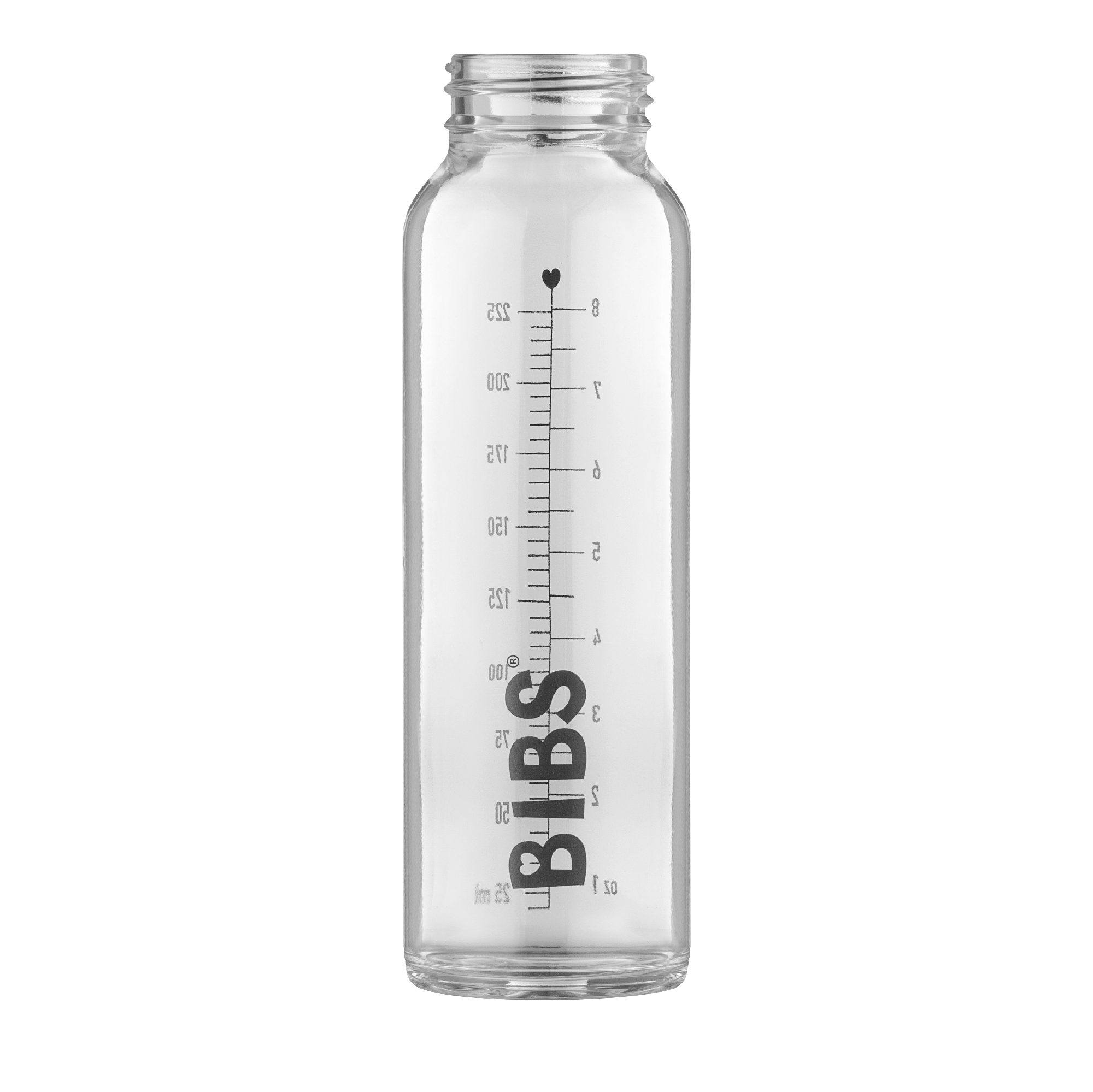 BIBS Baby Glass Bottle 225ml (Min. of 2 PK , multiples of 2 PK)
