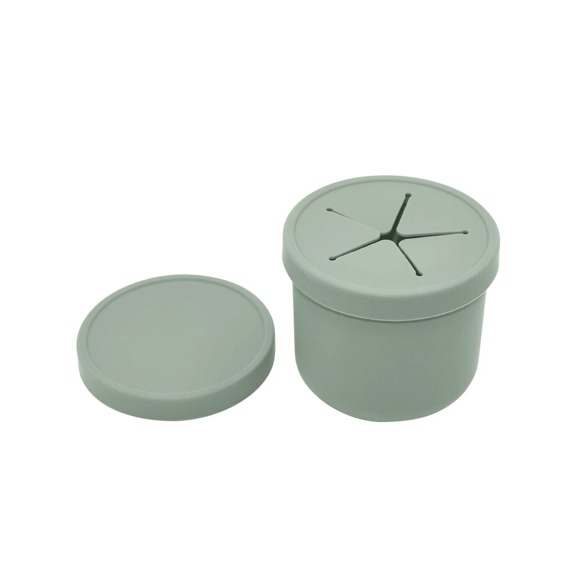 noüka Spill-Proof Snack Cup - Leaf (Min. of 2 PK, Multiples of 2 PK)