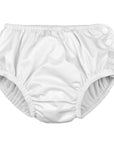 Snap Reusable Absorbent Swim Diaper-White (Min. of 2, multiples of 2)