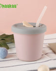 New Lower price! Haakaa Silicone Sippy Straw Cup - Blush (Min. of 4, multiples of 4)