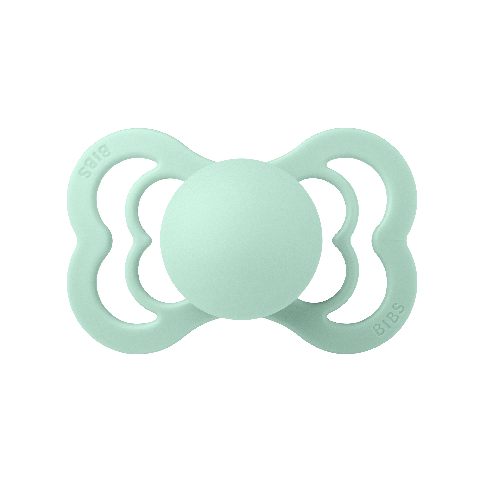 BIBS Pacifier SUPREME Latex 2 PK Nordic Mint (Min. of 2 PK, multiples of 2 PK)