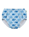 Pull-up Reusable Absorbent Swimsuit Diaper Light Blue Anchor Whale (Min. of 1, multiples of 1)