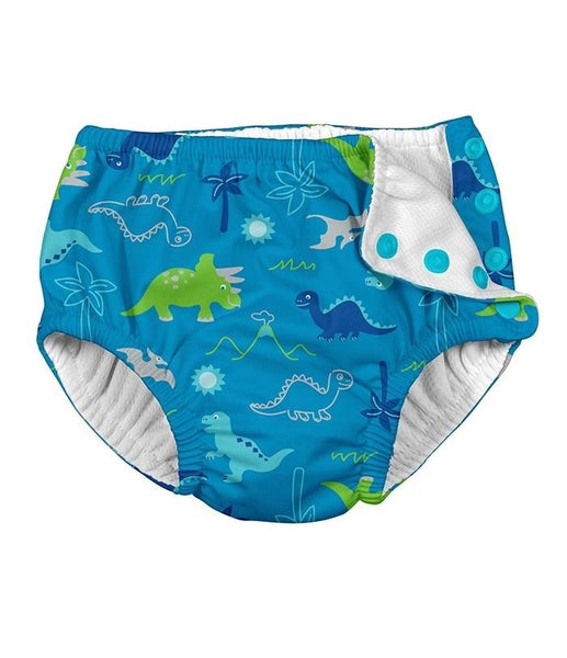 Snap Reusable Absorbent Swimsuit Diaper Dinosaurs (Min. of 2, multiples of 2)