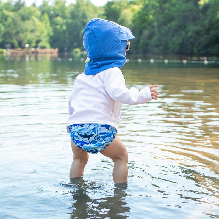 Flap Sun Protection Hat in Royal Blue (Min. of 3, multiples of 3)
