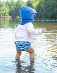 Flap Sun Protection Hat in Royal Blue (Min. of 3, multiples of 3)