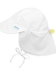 Flap Sun Protection Hat in White (Min. of 3, multiples of 3)
