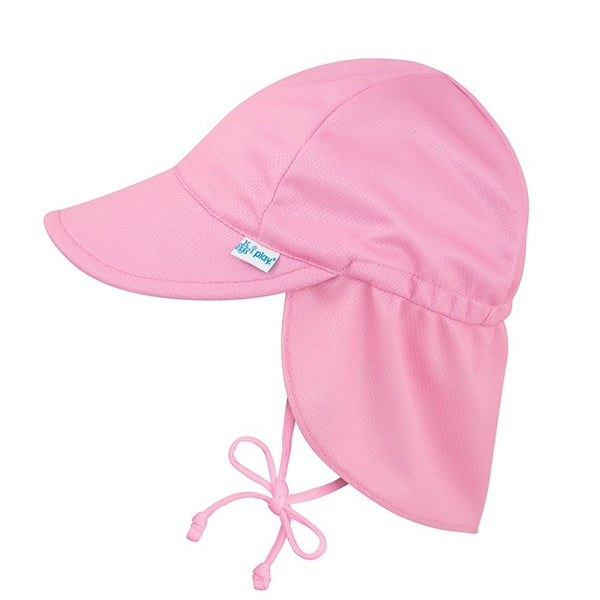 Breathable Swim & Sun Flap Hat in Light Pink (Min. of 3, multiples of 3)