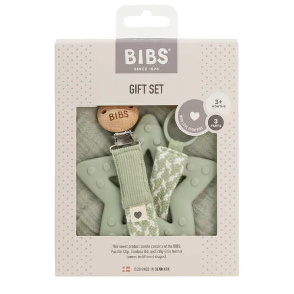 BIBS My First 6 Months Gift Set - Sage (Min. of 2 PK , multiples of 2 PK)