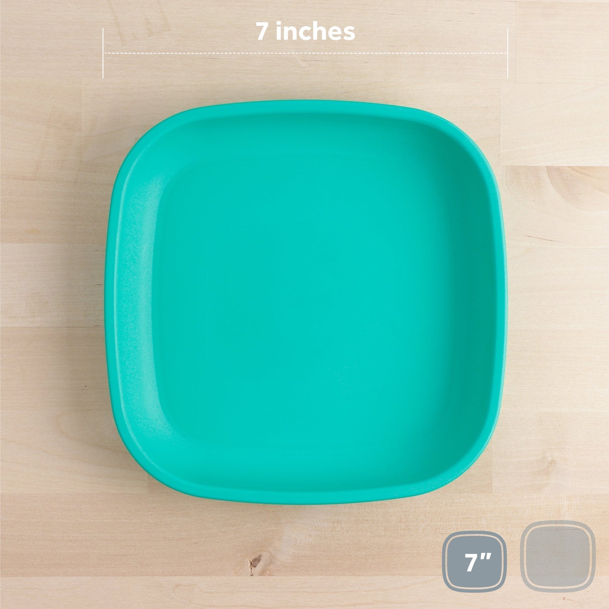 Re-Play Flat Plate 7''- Kelly Green