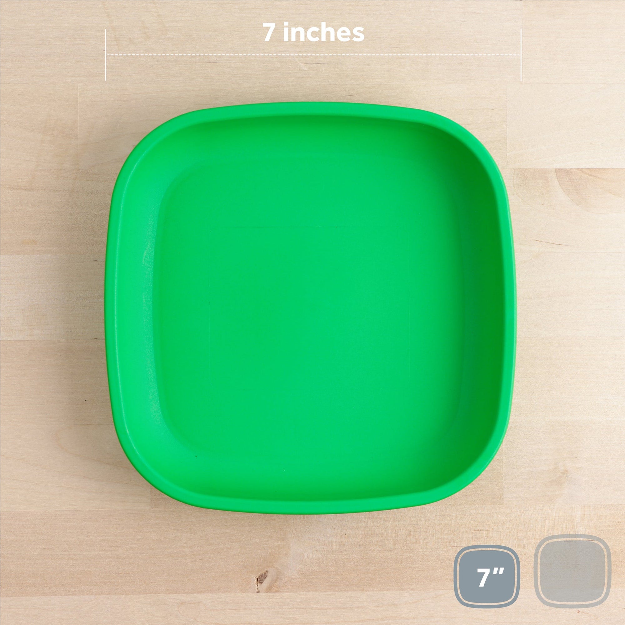 Re-Play Flat Plate 7''- Kelly Green