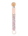 Liberty x BIBS Pacifier Clip Eloise Blush ONE SIZE (Min. of 2 PK , multiples of 2 PK)