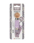 Liberty x BIBS Pacifier Clip Chamomile Lawn Violet Sky ONE SIZE (Min. of 2 PK , multiples of 2 PK)