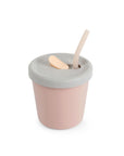 New Lower price! Haakaa Silicone Sippy Straw Cup - Blush (Min. of 4, multiples of 4)