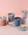 New lower price! Haakaa Silicone Sippy Straw Cup - Bluestone (Min. of 4, multiples of 4)