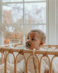 BIBS® Pacifier Boheme Latex 2 PK Vanilla / Dark Oak (Min. of 2 PK, multiples of 2 PK)