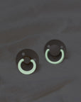 BIBS Pacifier De Lux Silicone 2 PK Blush GLOW / Vanilla GLOW ONE SIZE (Min. of 2 PK, multiples of 2 PK)