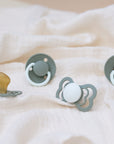 BIBS Pacifier Supreme Latex 2 PK Sage GLOW / Cloud GLOW (Min. of 2 PK, multiples of 2 PK)