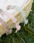 BIBS Pacifier Clip Blush / Ivory ONE SIZE (Min. of 2 PK , multiples of 2 PK)