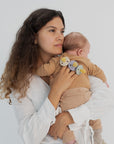 BIBS Pacifier Original COLOUR Latex 2 PK Anatomical Ivory / Sage (Min. of 2 PK, multiples of 2 PK)