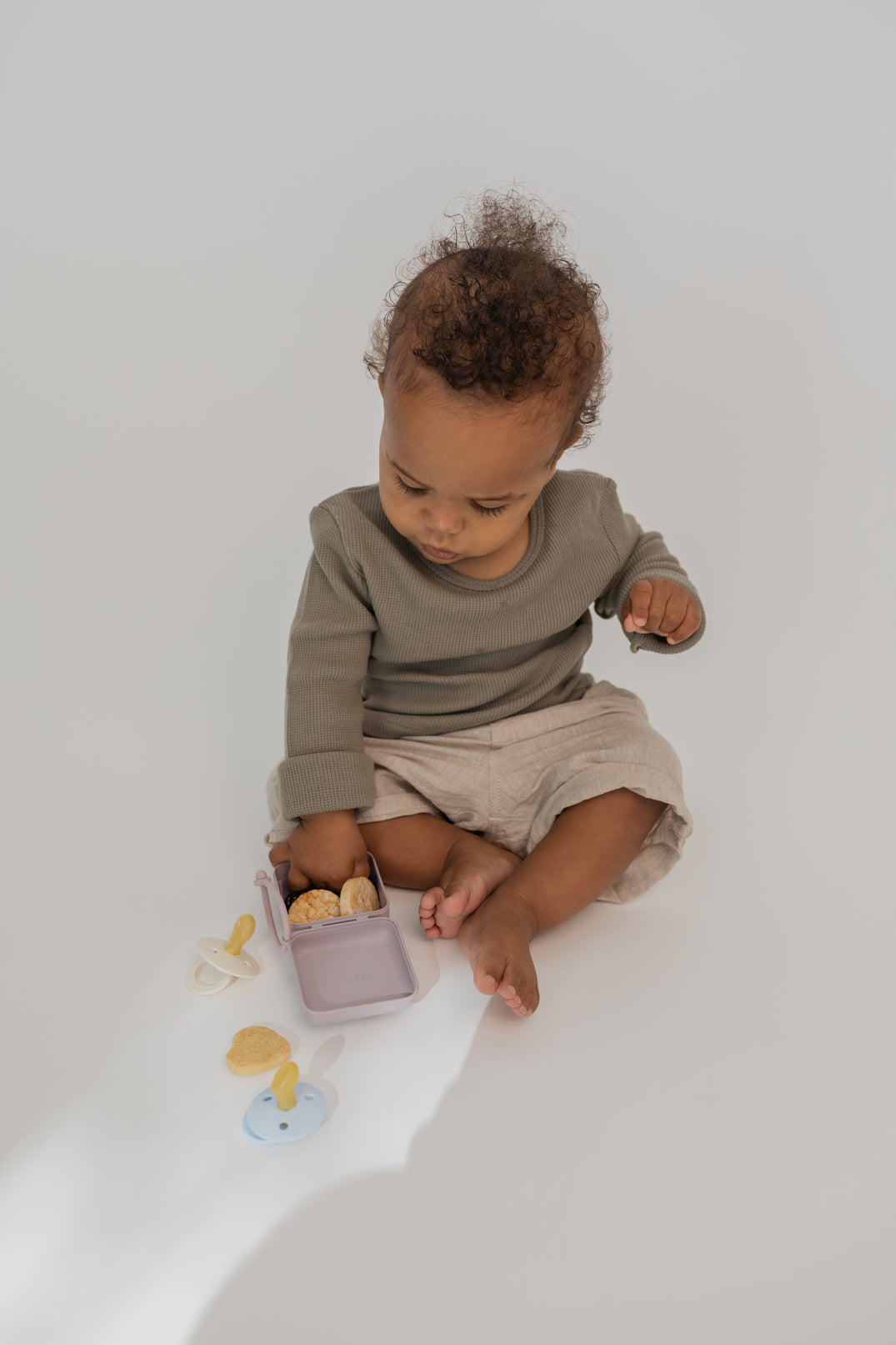 BIBS Pacifier Box Sage (Min. of 2 PK, multiples of 2 PK)