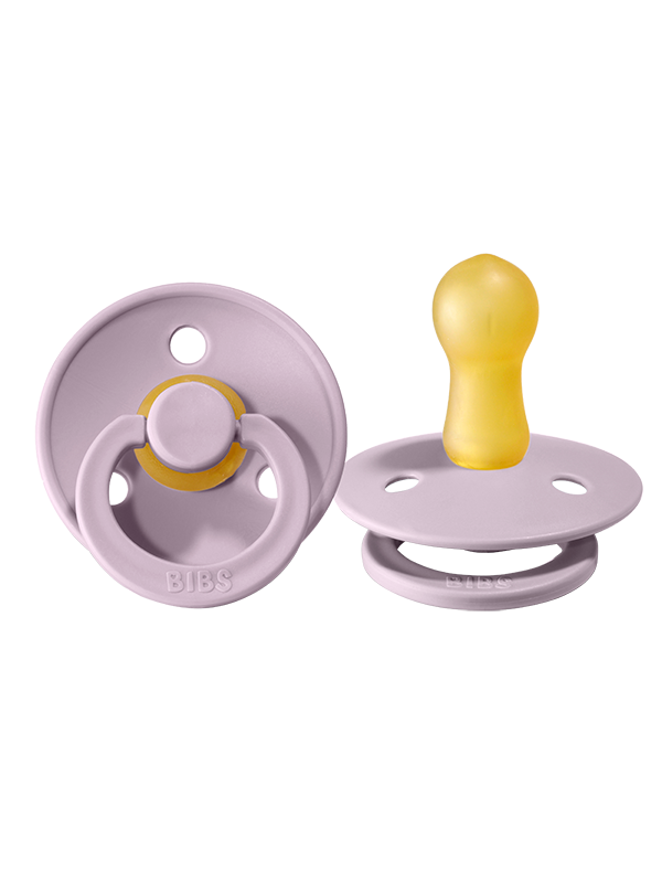 BIBS Pacifier Original COLOUR Latex 2 PK Dusky Lilac (Min. of 2 PK, multiples of 2 PK)