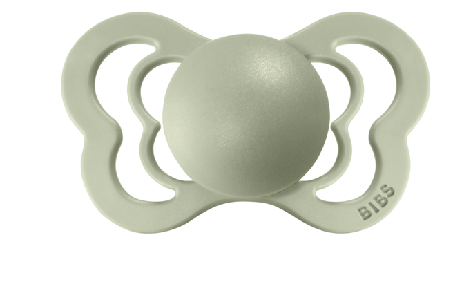 BIBS Pacifier COUTURE Silicone 2 PK Sage (Min. of 2 PK, multiples of 2 PK)