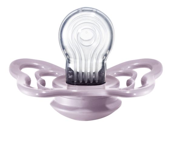 BIBS Pacifier COUTURE Silicone 2 PK Dusky Lilac (Min. of 2 PK, multiples of 2 PK)