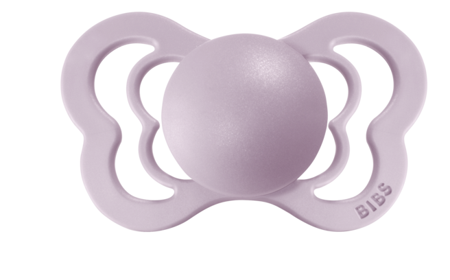 BIBS Pacifier COUTURE Silicone 2 PK Dusky Lilac (Min. of 2 PK, multiples of 2 PK)