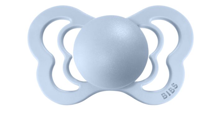 BIBS Pacifier COUTURE Latex 2 PK Baby Blue (Min. of 1 PK, multiples of 1 PK)