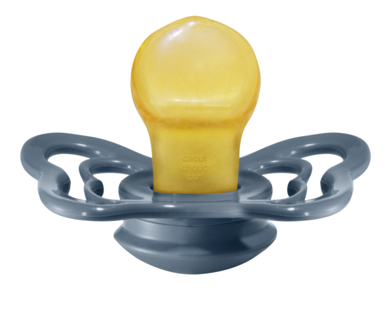 BIBS Pacifier COUTURE Latex 2 PK Petrol (Min. of 2 PK, multiples of 2 PK)