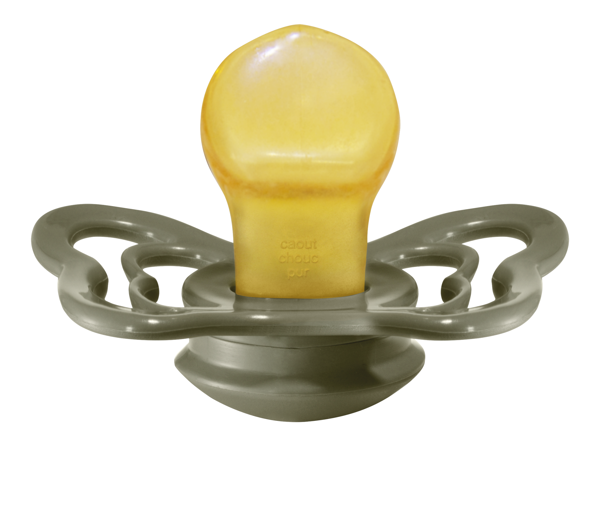 BIBS Pacifier COUTURE Latex 2 PK Olive (Min. of 2 PK, multiples of 2 PK)