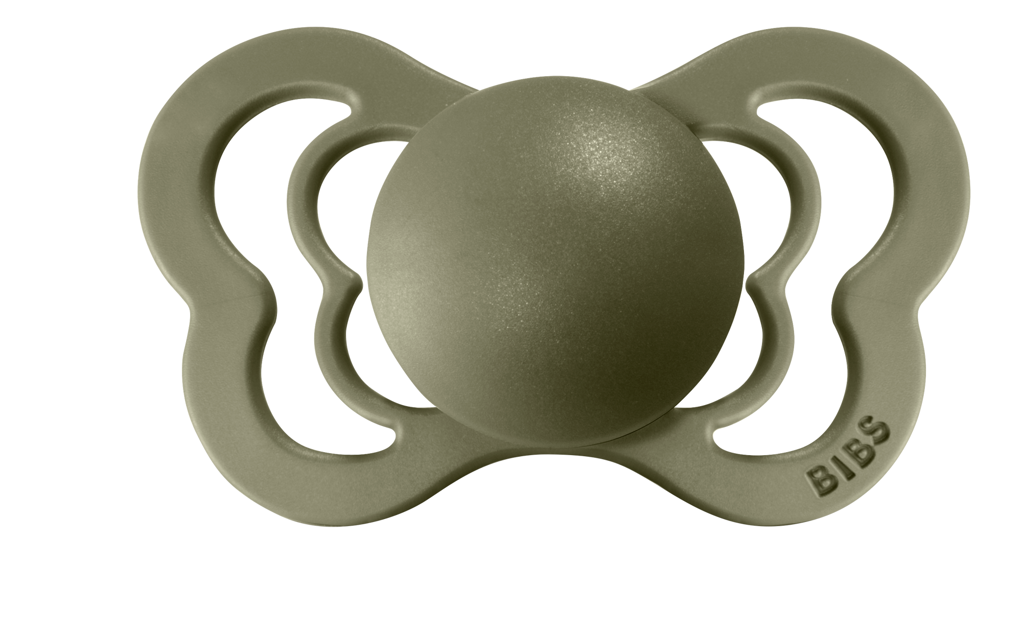 BIBS Pacifier COUTURE Latex 2 PK Olive (Min. of 2 PK, multiples of 2 PK)
