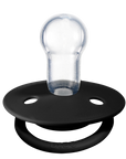 BIBS Pacifier De Lux Silicone 2 PK Black ONE SIZE (Min. of 2 PK, multiples of 2 PK)