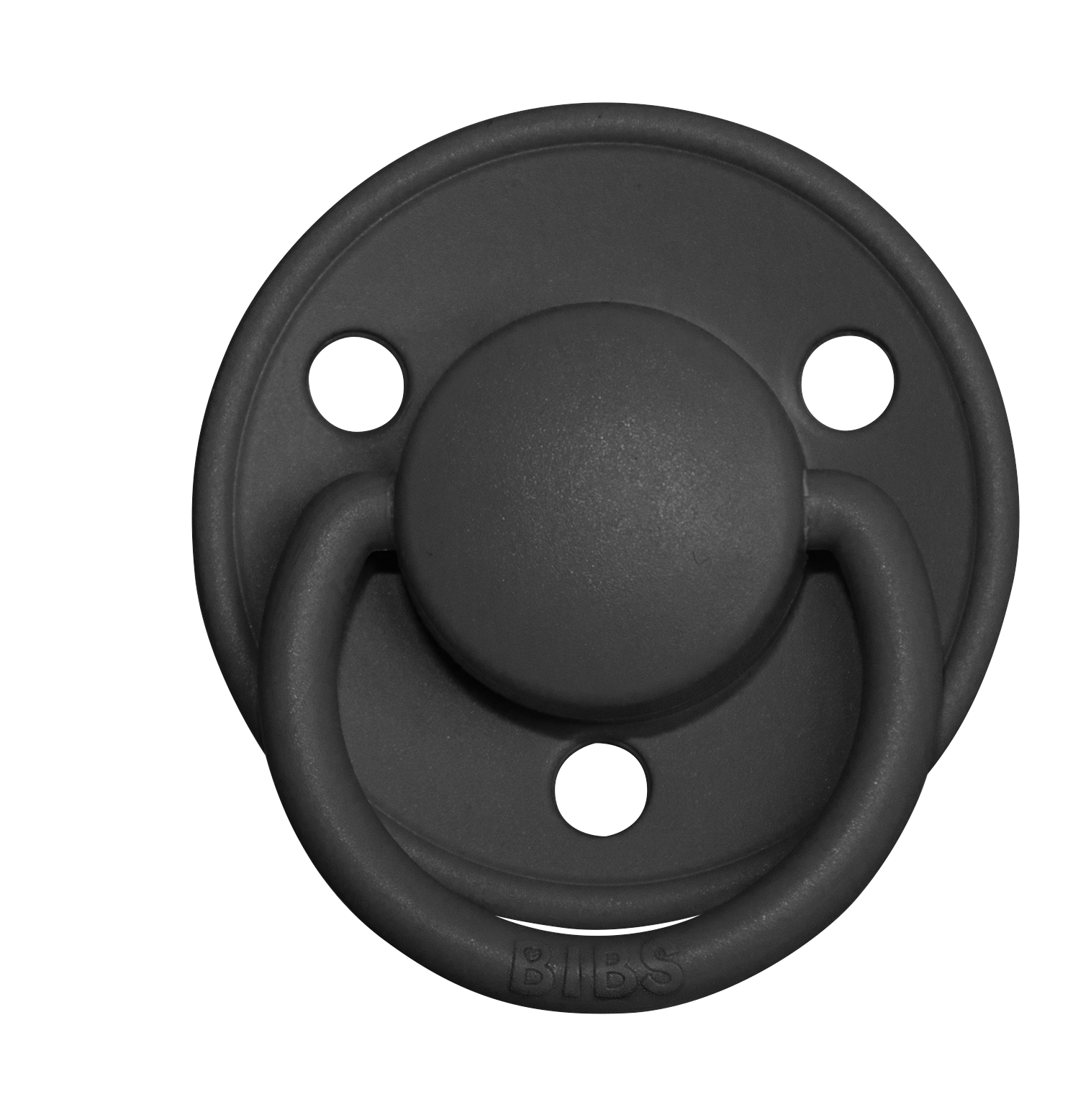 BIBS Pacifier De Lux Silicone 2 PK Cloud / Black ONE SIZE (Min. of 2 PK, multiples of 2 PK)