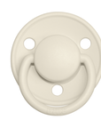 BIBS Pacifier De Lux Silicone 2 PK Ivory / Blush ONE SIZE (Min. of 2 PK, multiples of 2 PK)