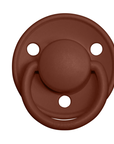BIBS Pacifier De Lux Silicone 2 PK Rust ONE SIZE (Min. of 2 PK, multiples of 2 PK)