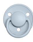 BIBS Pacifier De Lux Silicone 2 PK Iron / Baby Blue ONE SIZE (Min. of 2 PK, multiples of 2 PK)