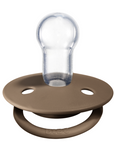 BIBS Pacifier De Lux Silicone 2 PK Vanilla / Dark Oak ONE SIZE (Min. of 2 PK, multiples of 2 PK)