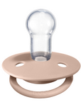 BIBS Pacifier De Lux Silicone 2 PK Ivory / Blush ONE SIZE (Min. of 2 PK, multiples of 2 PK)