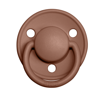 BIBS Pacifier De Lux Silicone 2 PK Woodchuck ONE SIZE (Min. of 2 PK, multiples of 2 PK)
