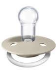 BIBS Pacifier De Lux Silicone 2 PK Blush GLOW / Vanilla GLOW ONE SIZE (Min. of 2 PK, multiples of 2 PK)