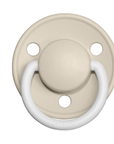 BIBS Pacifier De Lux Silicone 2 PK Blush GLOW / Vanilla GLOW ONE SIZE (Min. of 2 PK, multiples of 2 PK)