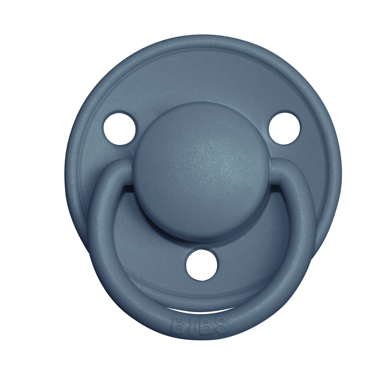 BIBS Pacifier De Lux Silicone 2 PK Petrol ONE SIZE (Min. of 1 PK, multiples of 1 PK)
