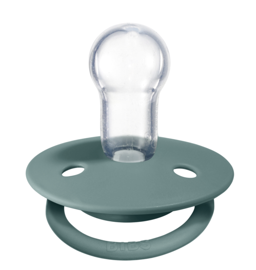BIBS Pacifier De Lux Silicone 2 PK Island Sea ONE SIZE (Min. of 2 PK, multiples of 2 PK)