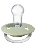BIBS Pacifier De Lux Silicone 2 PK Sage GLOW / Cloud GLOW ONE SIZE (Min. of 1 PK, multiples of PK)