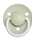 BIBS Pacifier De Lux Silicone 2 PK Sage GLOW / Cloud GLOW ONE SIZE (Min. of 1 PK, multiples of PK)